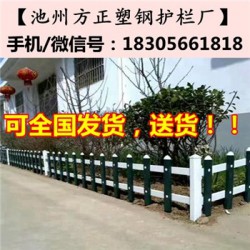 安徽池州石台县社区绿化带围栏园林栅栏_池